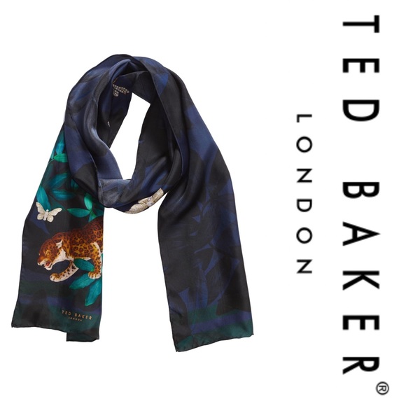Ted Baker Accessories - Ted Baker Houdini Skinny Silk Scarf